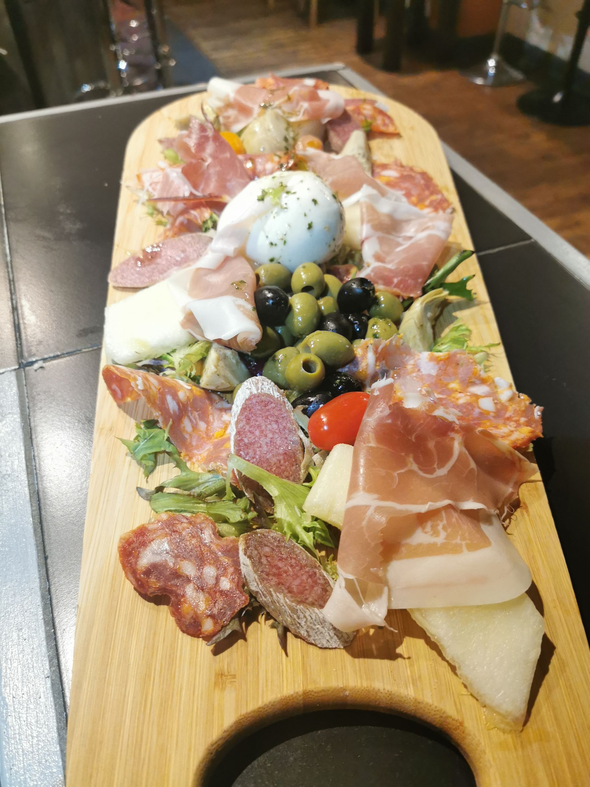 Antipasto platter at il Piatto